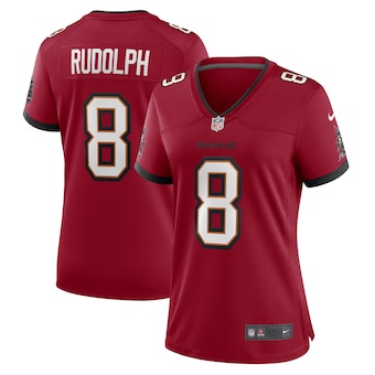 womens nike kyle rudolph red tampa bay buccaneers game playe